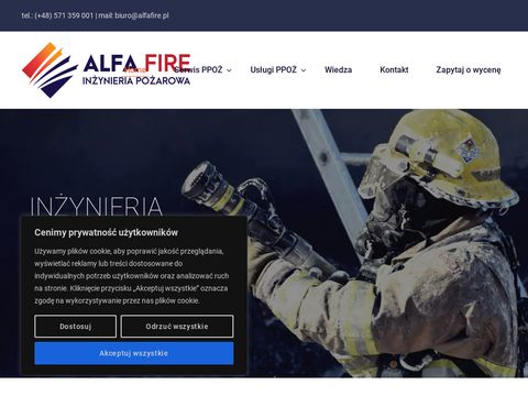 Alfafire - usługi przeciwpożarowe w Warszawie